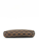 Louis Vuitton Pochette Accessoire Damier Ebebe Canvas Clutch Handbag