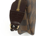 Louis Vuitton Pochette Accessoire Damier Ebebe Canvas Clutch Handbag
