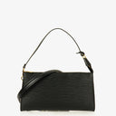 Louis Vuitton Pochette Accessoires Black EPI Leather Bag