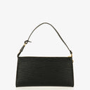 Louis Vuitton Pochette Accessoires Black EPI Leather Bag