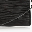 Louis Vuitton Pochette Accessoires Black EPI Leather Clutch Bag