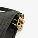 Louis Vuitton Pochette Accessoires Black EPI Leather Clutch Bag