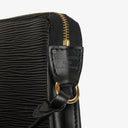 Louis Vuitton Pochette Accessoires Black EPI Leather Clutch Bag