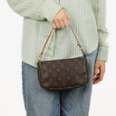 Louis Vuitton Pochette Accessoires Monogram Canvas Clutch Handbag