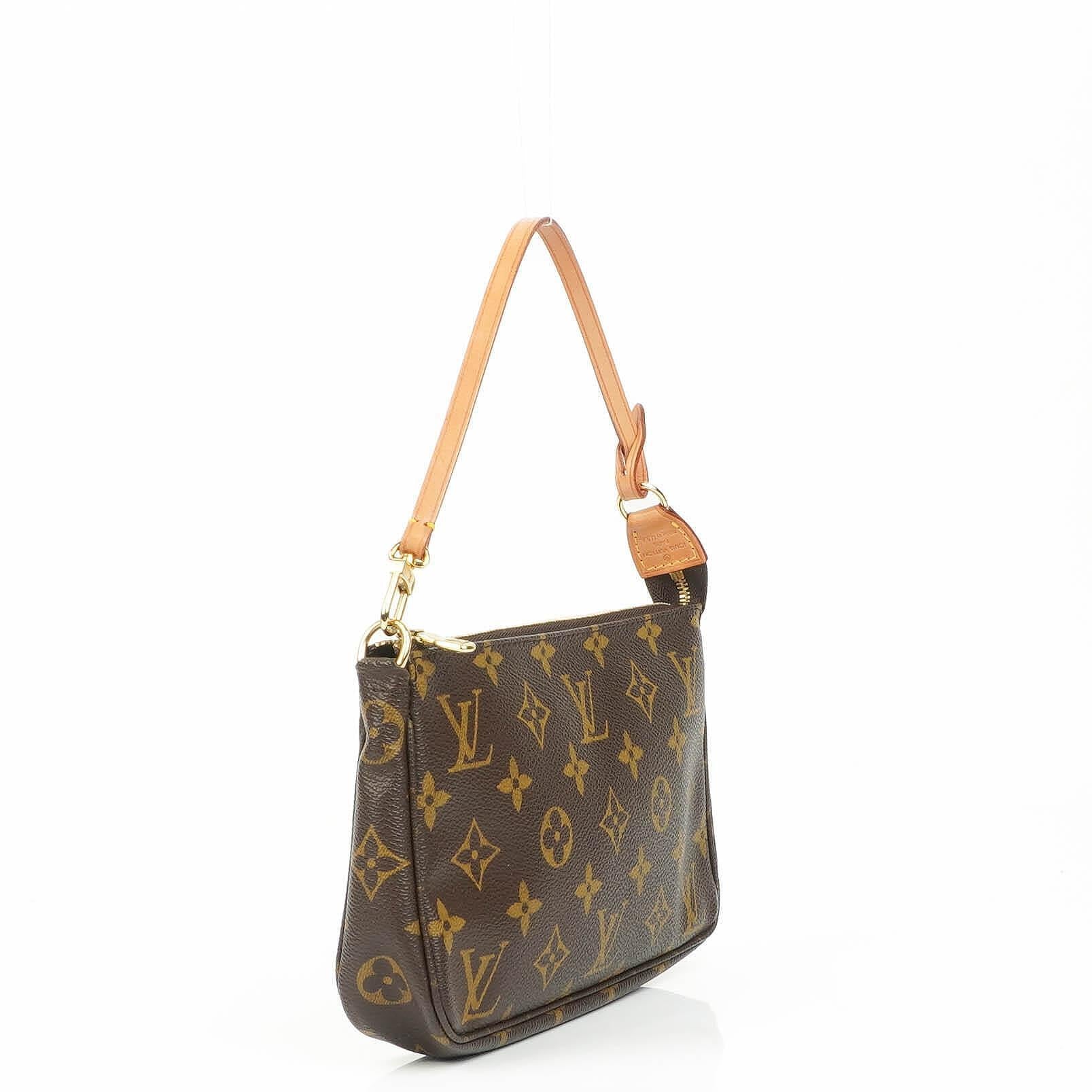 Louis Vuitton Pochette Accessories Monogram Canvas Clutch Bag