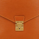 Louis Vuitton Pochette Documents In Cognac EPI Leather