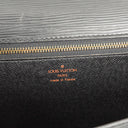 Louis Vuitton Pochette Sellier Dragonne Black Epi Clutch