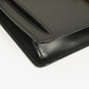 Louis Vuitton Pochette Sellier Dragonne Black Epi Clutch