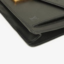 Louis Vuitton Pochette Sellier Dragonne Black Epi Clutch