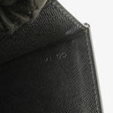 Louis Vuitton Pochette Sellier Dragonne Black Epi Clutch