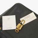 Louis Vuitton Porte-Documents Voyage Black EPI Leather Briefcase