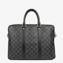 Louis Vuitton Porte-Documents Voyage Damier Graphite Canvas Bag