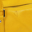 Louis Vuitton Porte Documents Voyage Yellow Altair Taiga Leather Briefcase