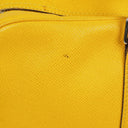 Louis Vuitton Porte Documents Voyage Yellow Altair Taiga Leather Briefcase