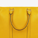 Louis Vuitton Porte Documents Voyage Yellow Altair Taiga Leather Briefcase