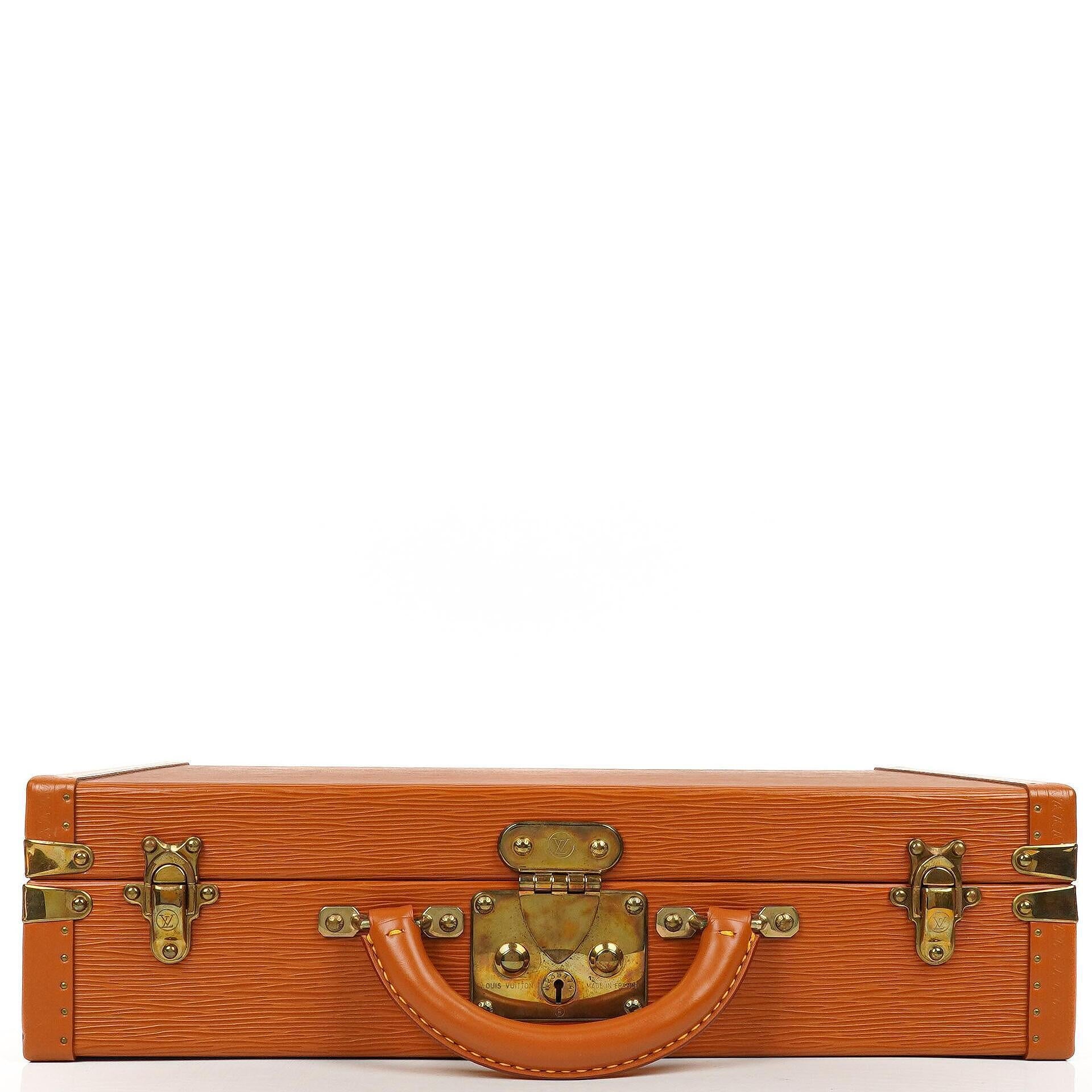 Louis Vuitton President Classeur 45 Cognac EPI Leather Briefcase