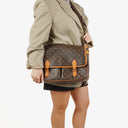 Louis Vuitton Sac Gibeciere GM Monogram Canvas Shoulder Bag