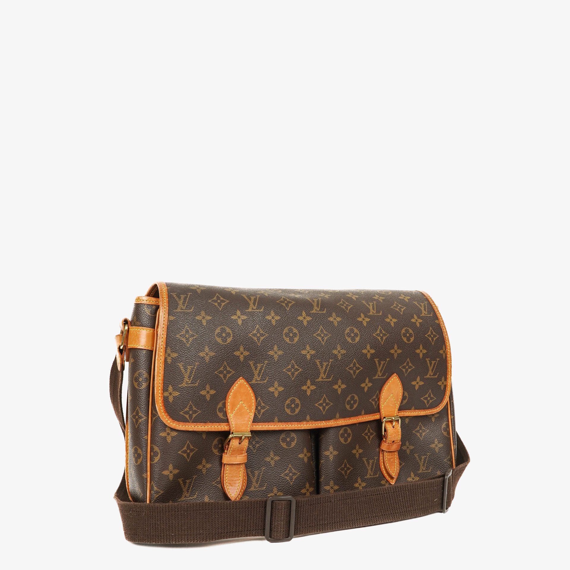 Louis Vuitton Sac Gibeciere GM Monogram Canvas Shoulder Bag