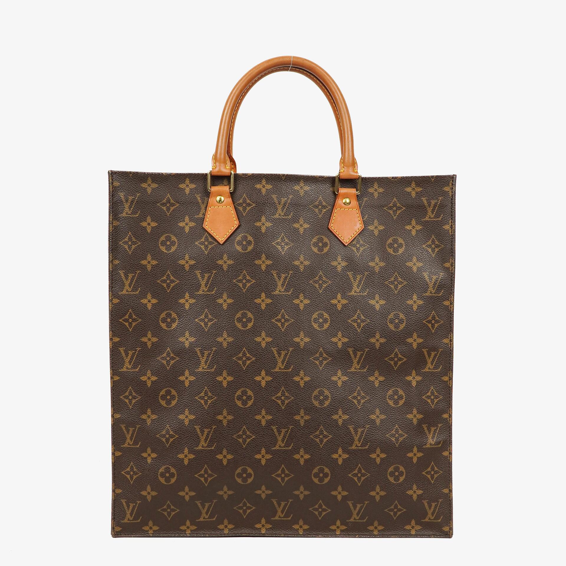 Louis Vuitton Sac Plat Monogram Canvas Bag