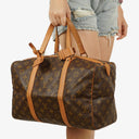 Louis Vuitton Sac Souple 35 Monogram Canvas Travel Bag