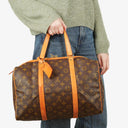 Louis Vuitton Sac Souple 35 Monogram Canvas Travel Bag