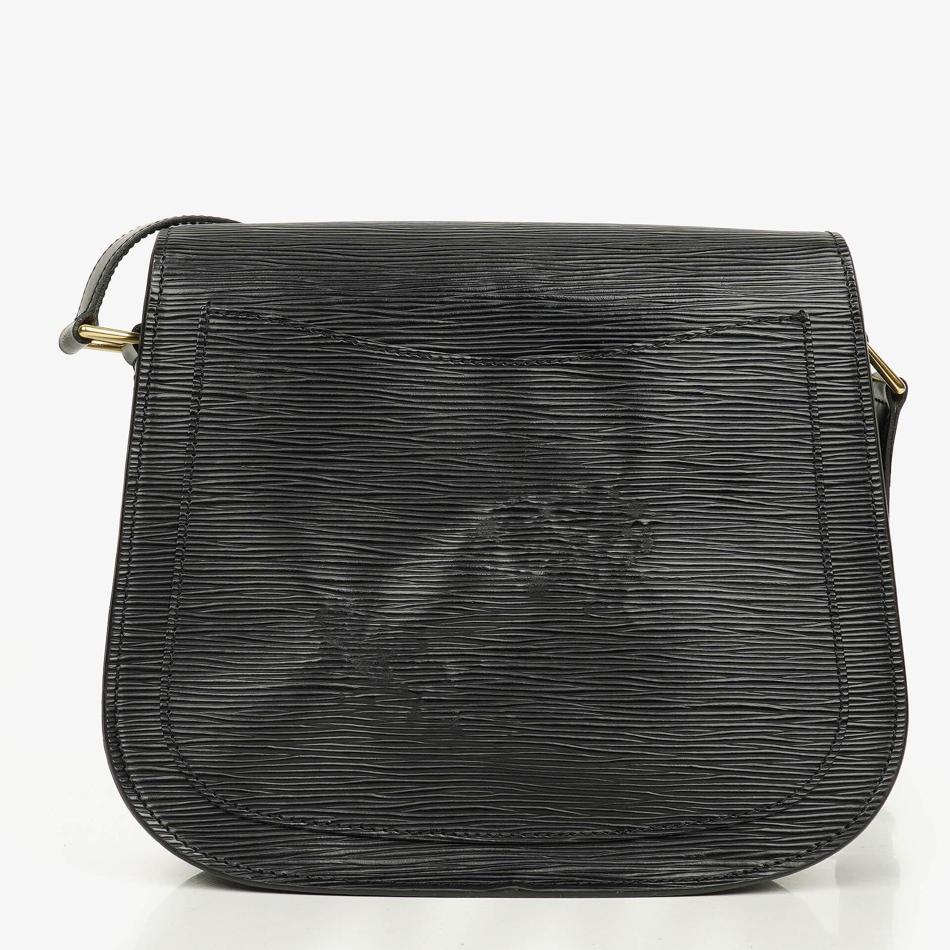 Louis Vuitton Saint Cloud Vintage GM Epi Leather Black Crossbody Bag