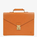 Louis Vuitton Serviette Ambassador Brown Epi Leather Briefcase, 1996