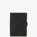Louis Vuitton Small Ring Agenda Cover Black EPI Leather