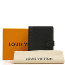 Louis Vuitton Small Ring Agenda Cover Black EPI Leather