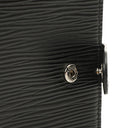 Louis Vuitton Small Ring Agenda Cover Black EPI Leather