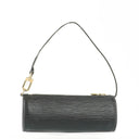 Louis Vuitton Soufflot Black EPI Leather Handbag