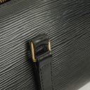 Louis Vuitton Soufflot Handbag In Black Epi Leather