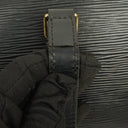 Louis Vuitton Soufflot Handbag In Black Epi Leather