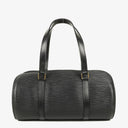 Louis Vuitton Soufflot Handbag In Black Epi Leather