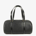 Louis Vuitton Soufflot Handbag In Black Epi Leather