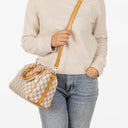 Louis Vuitton Speedy 25 Bandoulière Damier Azur Coated Canvas Handbag