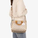 Louis Vuitton Speedy 25 Bandoulière Damier Azur Coated Canvas Handbag