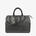 Louis Vuitton Speedy 25 Black EPI Leather Handbag