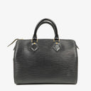Louis Vuitton Speedy 25 Black EPI Leather Handbag