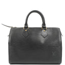 Louis Vuitton Speedy 25 Black EPI Leather Handbag