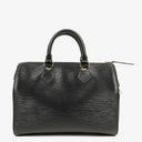 Louis Vuitton Speedy 25 Black EPI Leather Handbag