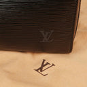 Louis Vuitton Speedy 25 Black EPI Leather Handbag
