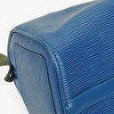 Louis Vuitton Speedy 25 Blue EPI Leather Handbag