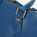 Louis Vuitton Speedy 25 Blue EPI Leather Handbag