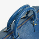 Louis Vuitton Speedy 25 Blue EPI Leather Handbag