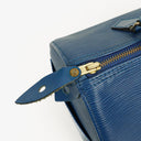 Louis Vuitton Speedy 25 Blue EPI Leather Handbag