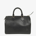 Louis Vuitton Speedy 25 Black EPI Leather Handbag