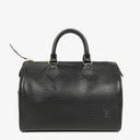Louis Vuitton Speedy 25 Black EPI Leather Handbag