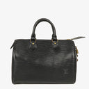 Louis Vuitton Speedy 25 Black EPI Leather Handbag