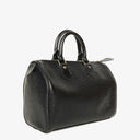 Louis Vuitton Speedy 25 Black EPI Leather Handbag